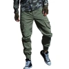 Wholesale men's casual pants, slimming camouflage jogging tight-fitting pants, multi-pocket cargo pants, trendy sportswear pants for men Item Picture